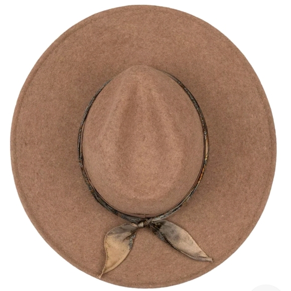 ⚡️Sale NWT Anthro Cover Band Rancher Festival Chic Hat OS - Picture 8 of 11